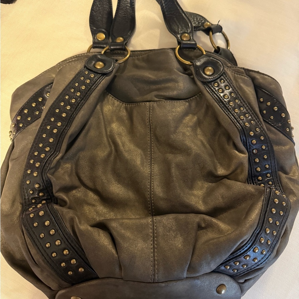 Studded Metallic Purse
